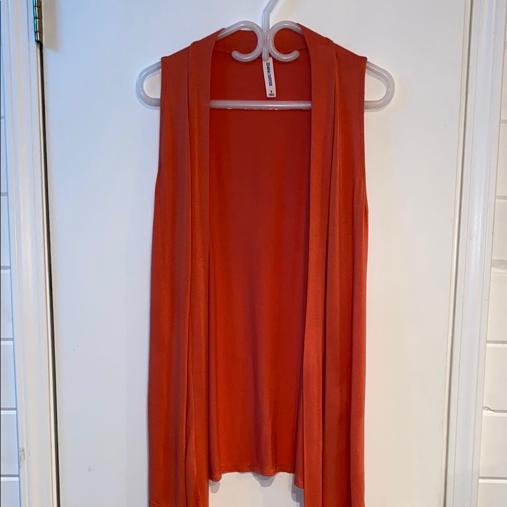 Zenana Outfitters Orange Tank Top Sleeveless Lightweight Flowing